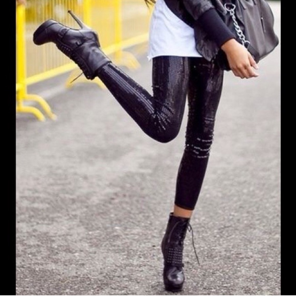 Sequin Leggings Medium